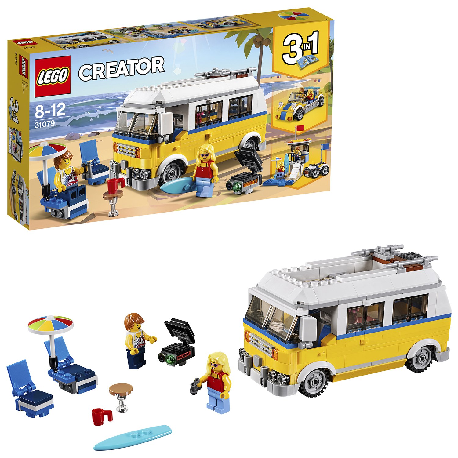 LEGO CREATOR Sunshine Surfer Van Construction Toy - 31079