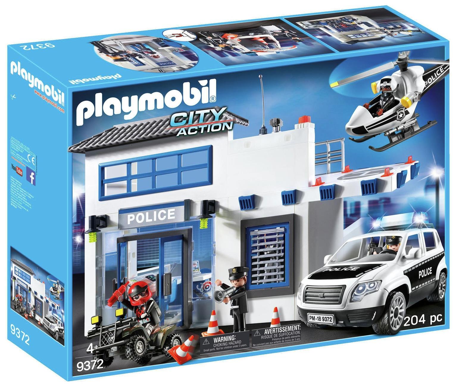 Playmobil 9372 City Action Police Station Bundle