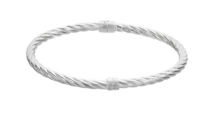 Mens silver bracelets on sale argos