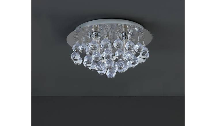 Buy Argos Home Reina Droplets Flush Ceiling Light Chrome