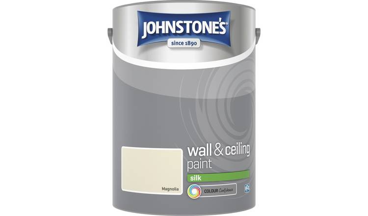 Johnstone's Wall & Ceiling Paint Silk 5L - Magnolia