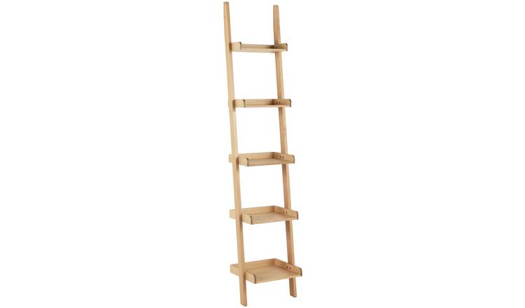 Ladder shelf store slim