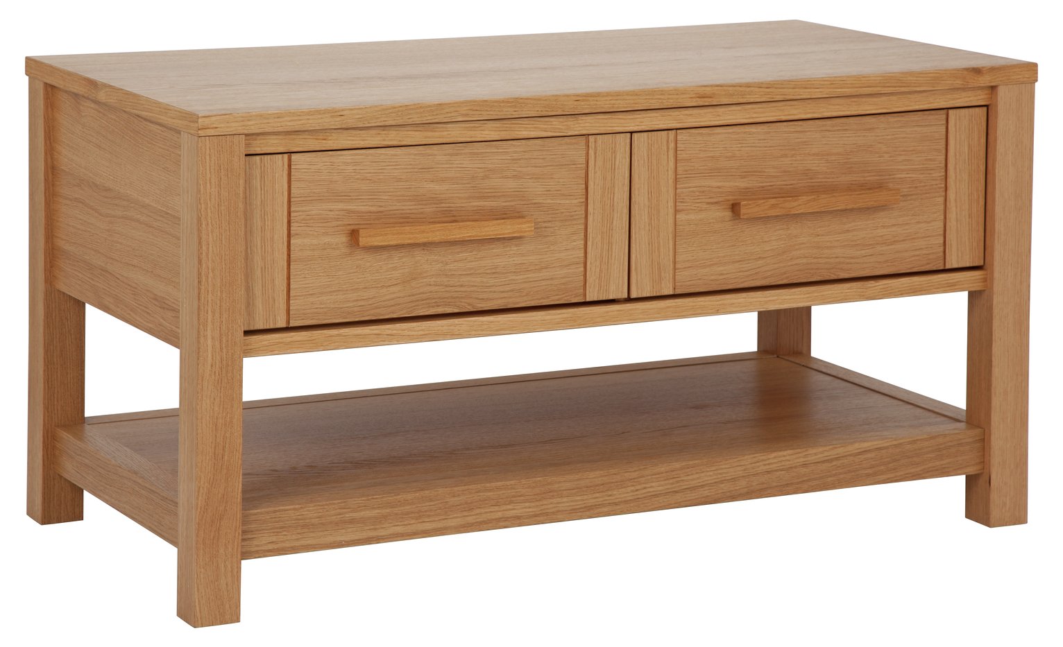 Argos Home Mawsley 2 Drawer Oak Veneer Coffee Table