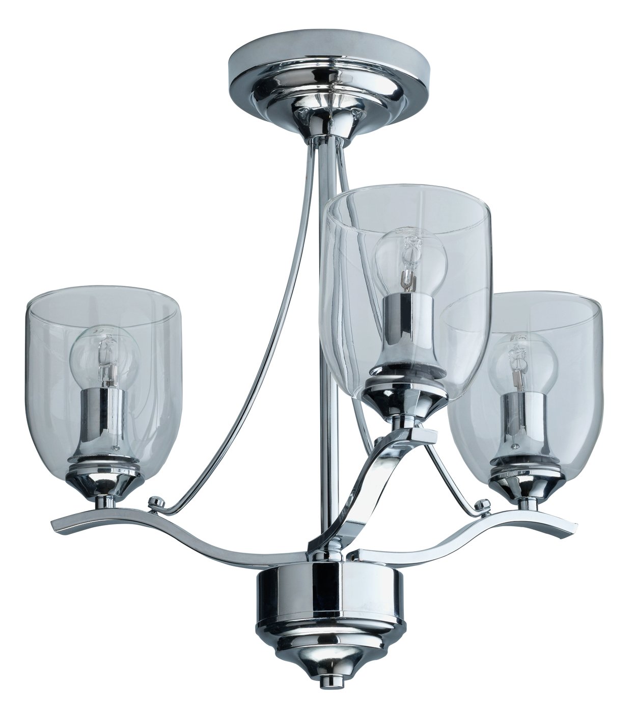 Argos Home Fae 3 Light Glass Ceiling Fitting Review