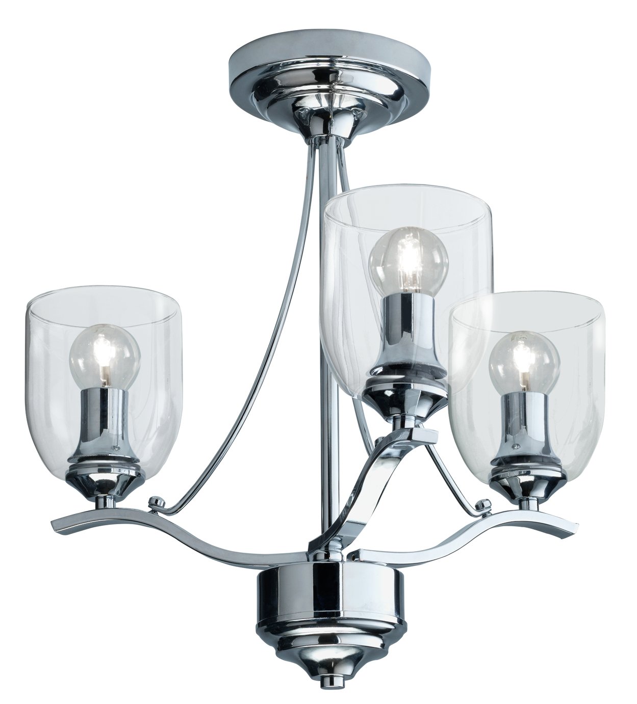 Argos Home Fae 3 Light Glass Ceiling Fitting Reviews