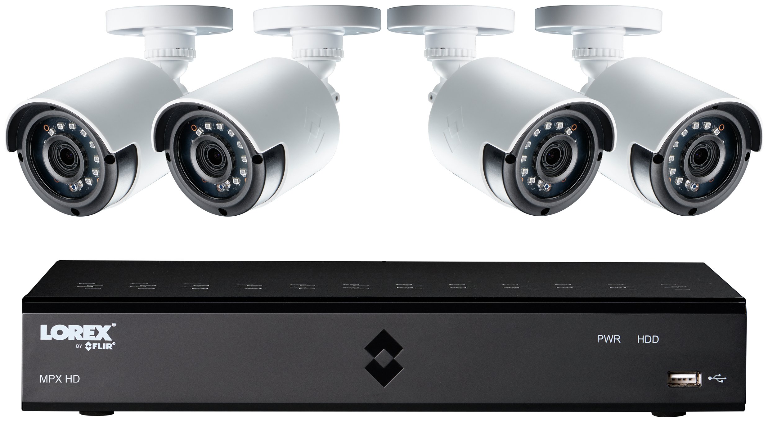 Lorex 4 Channel 1080p DVR with 4 x HD Cameras