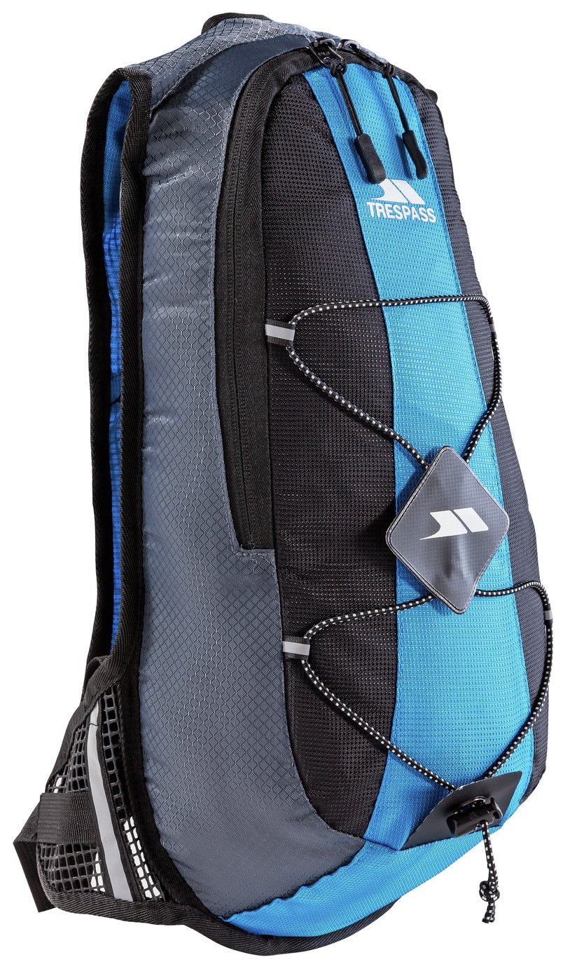 Trespass Mirror Hydration 15L Backpack - Blue and Grey