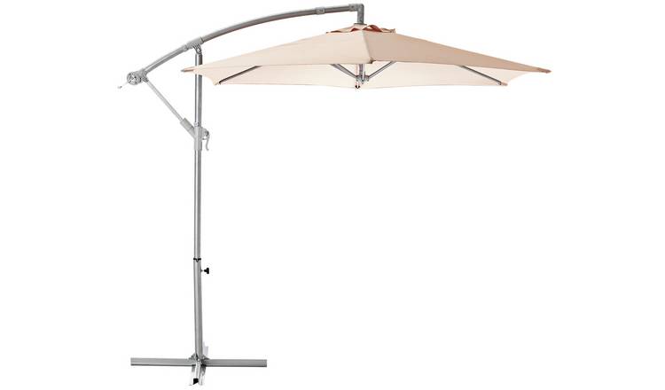 Buy Argos Home 2 5m Overhanging Garden Parasol Cream