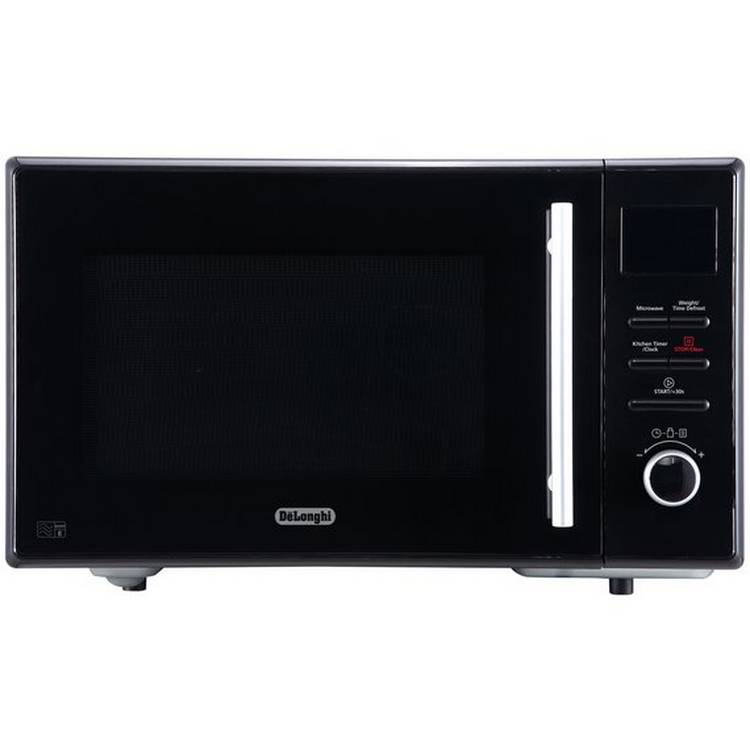 Delonghi 900W Enamel Cavity Solo Microwave AM9 - Black 0