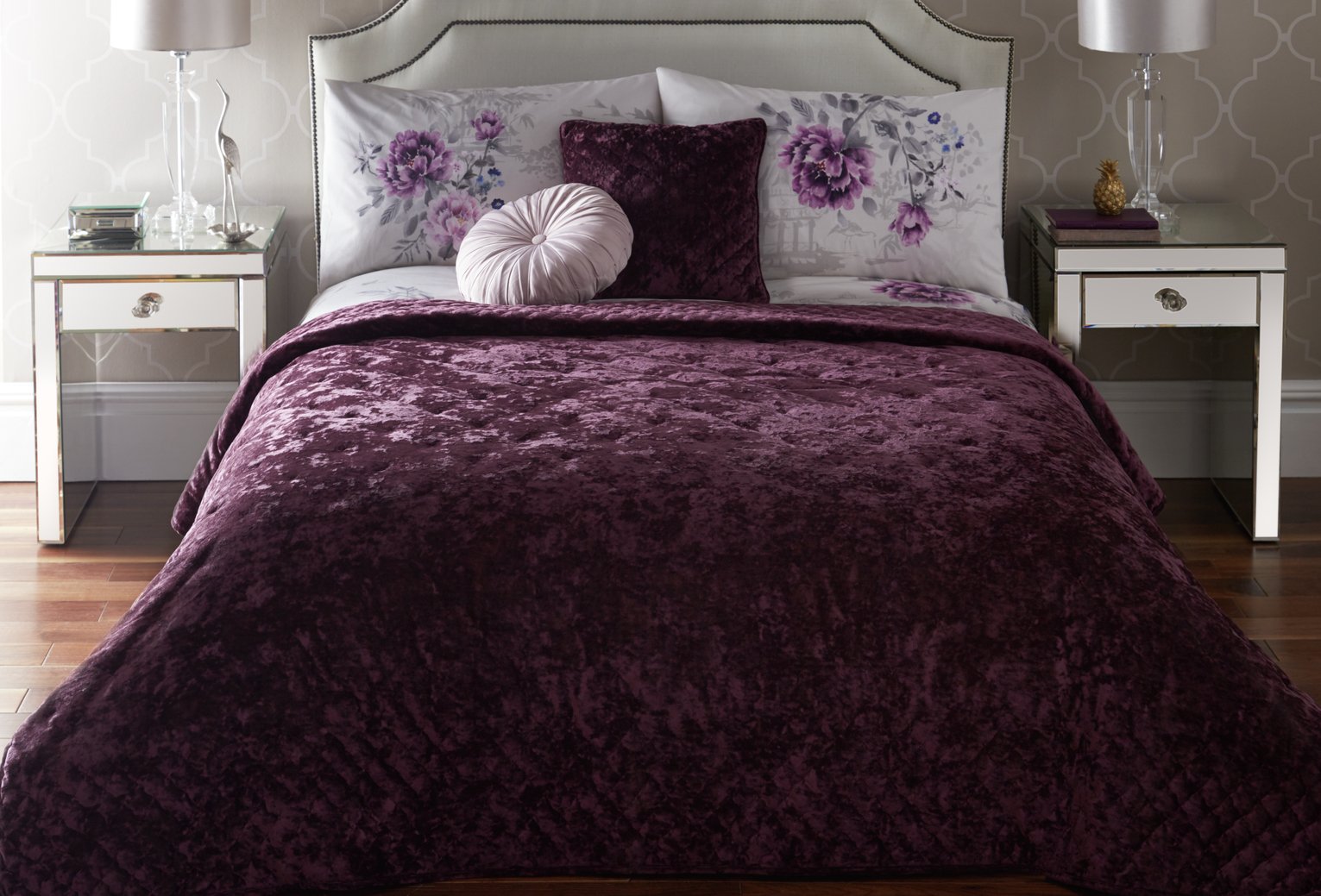 Dreams N Drapes 220x220cm Bedspread - Kori Plum