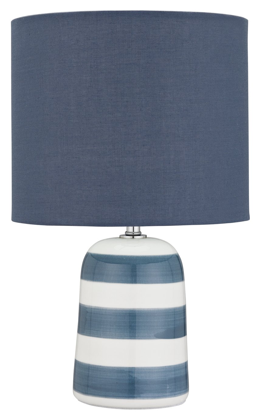 Argos Home Harbour Ceramic Table Lamp - Blue & White