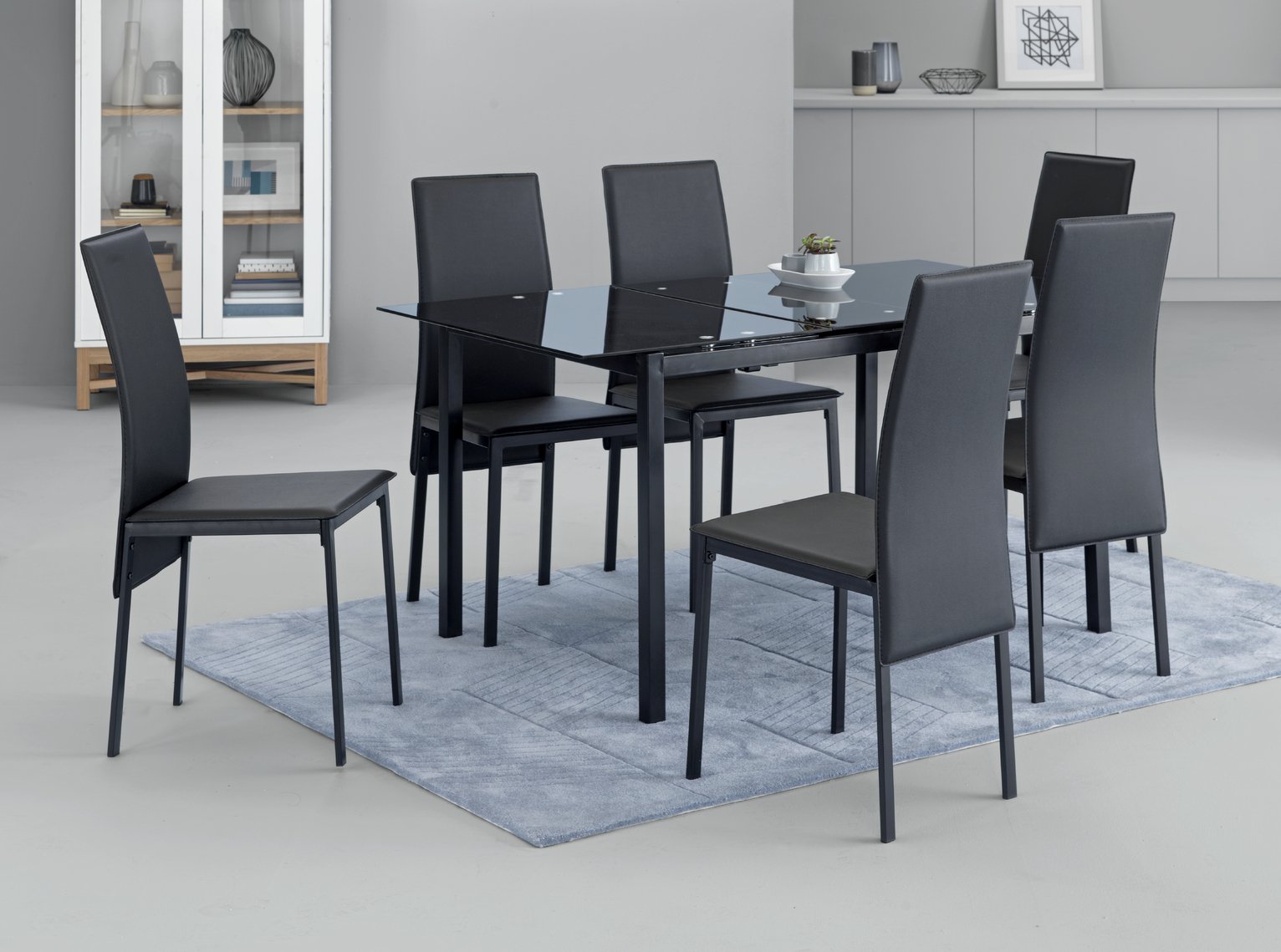 Argos Home Lido Extendable Glass Table & 6 Chairs Reviews