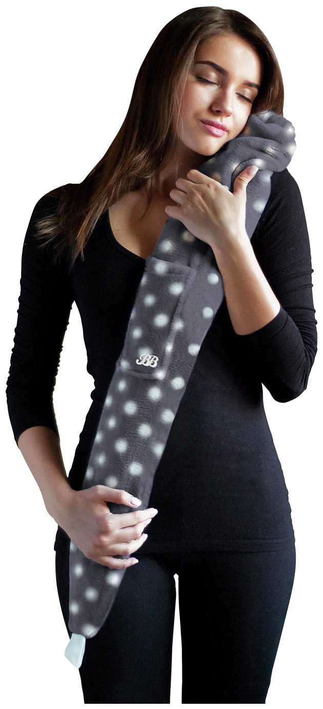 The Body Hot Water Bottle By YUYU – Grey Polka