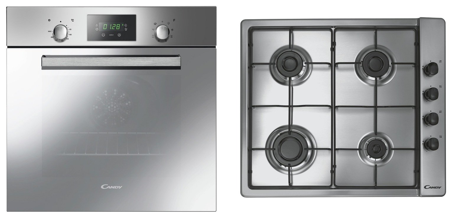 Candy ACOM609XM/CLG64S Multifunction Oven with Gas Hob