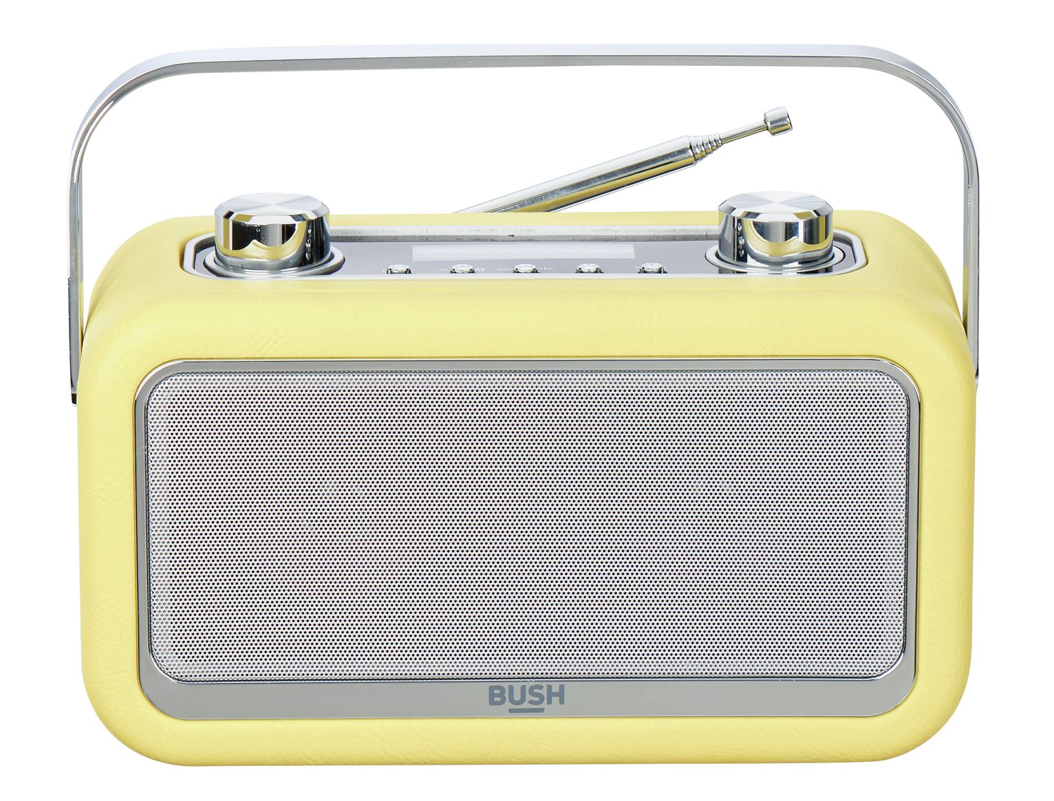 Bush Gladstone Leather DAB Radio - Yellow