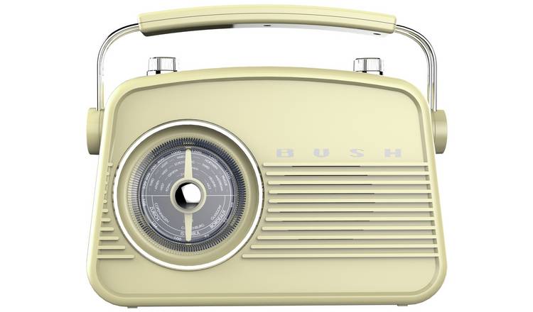 Bush Retro Mini  FM Radio - Cream