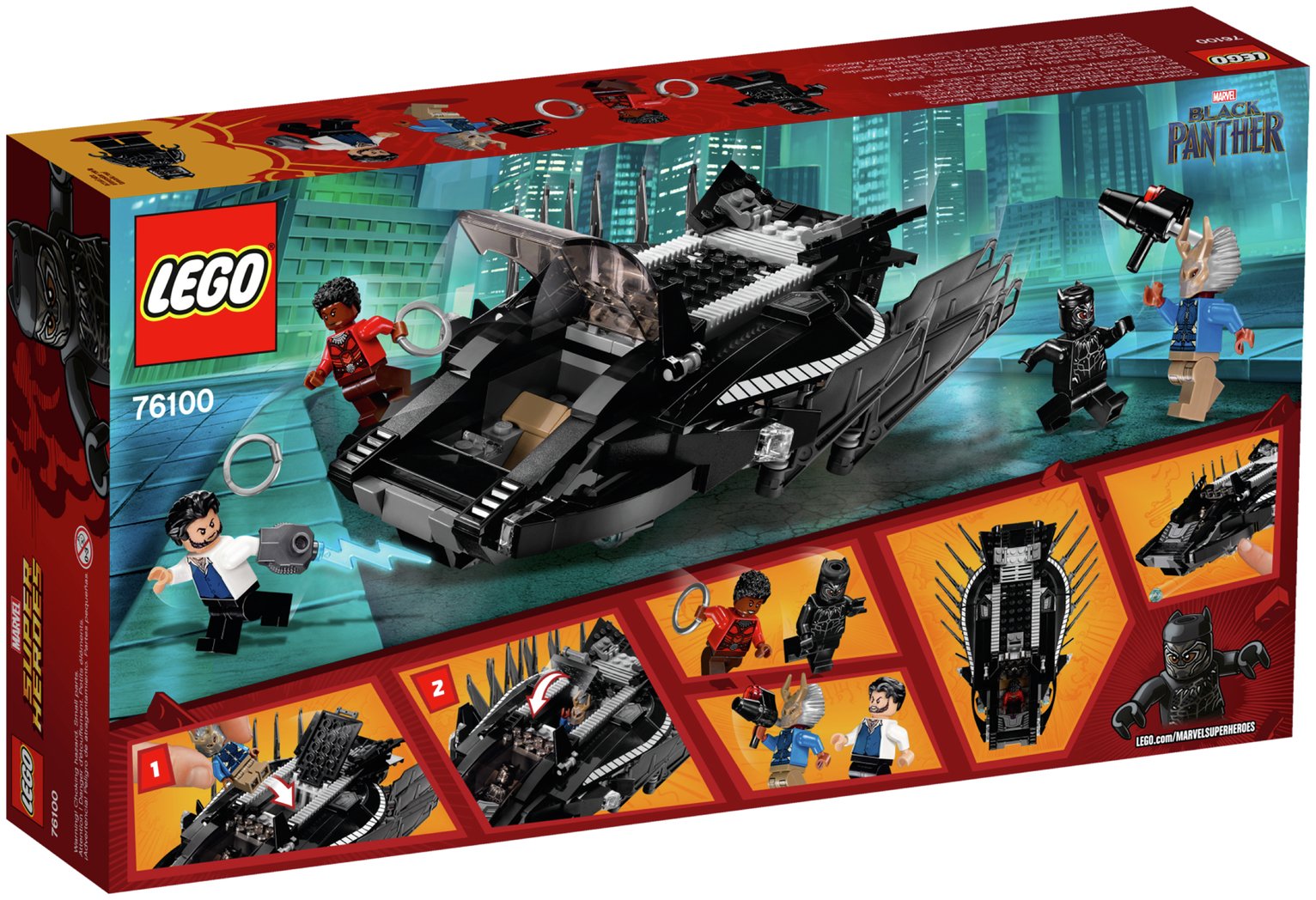 argos black panther lego