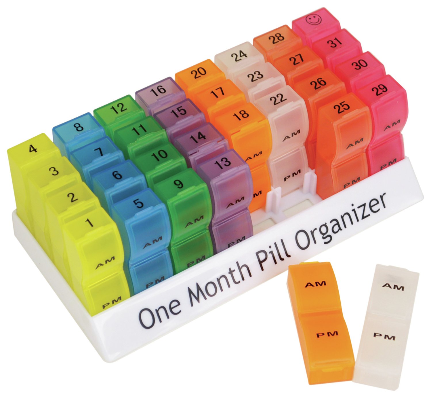 Aidapt Colourful Monthly Pill Organiser Review