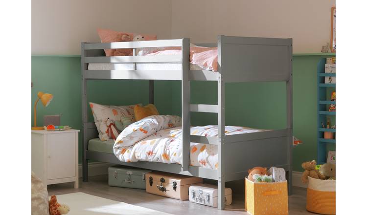 Bunk beds with removable cot clearance gates