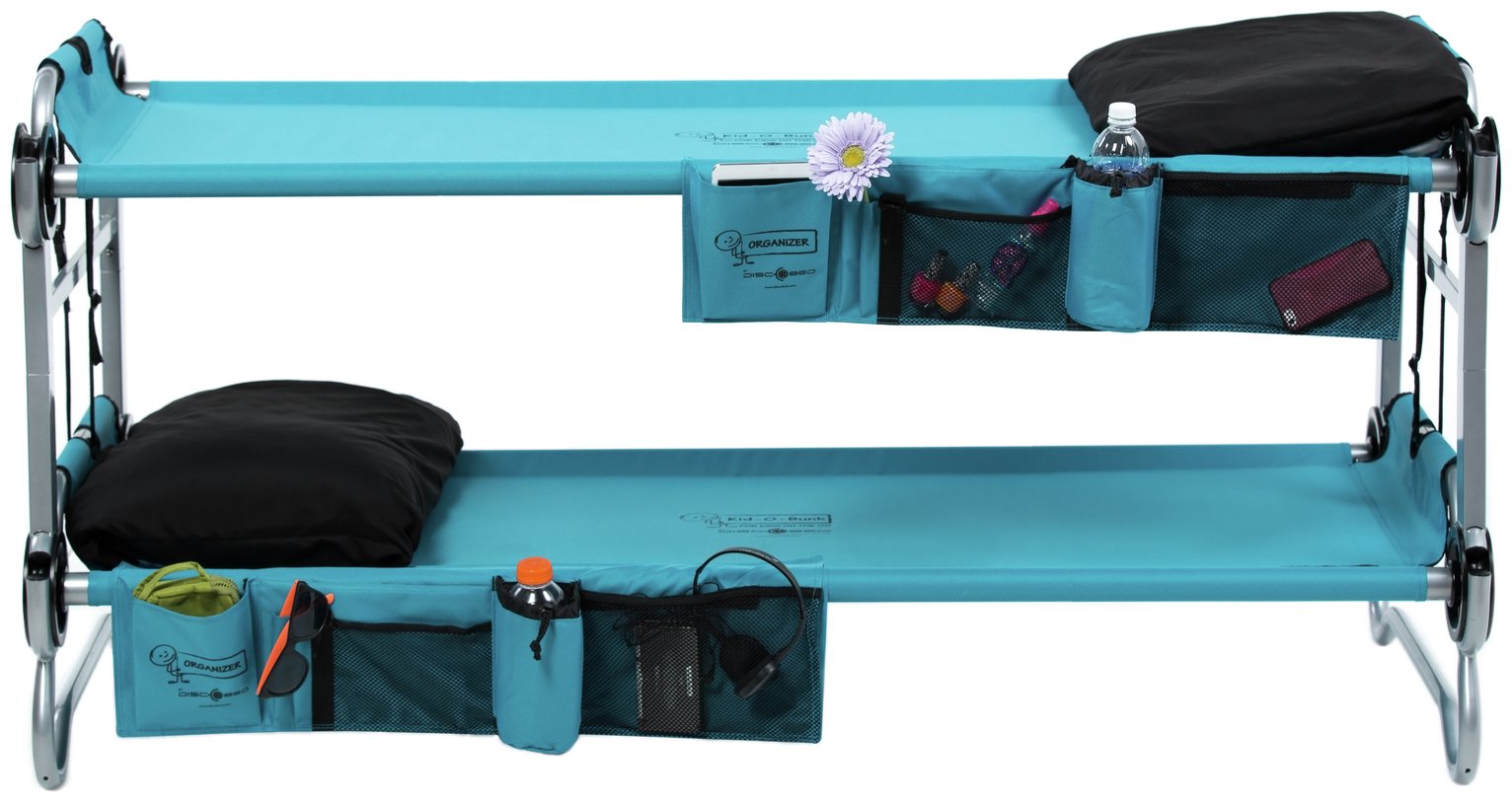 Kid-O-Bunk Kids Bunk Bed Set - Blue