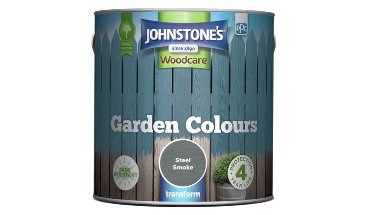 Johnstone's Garden Colours Matt Paint 2.5L - Steel Smoke