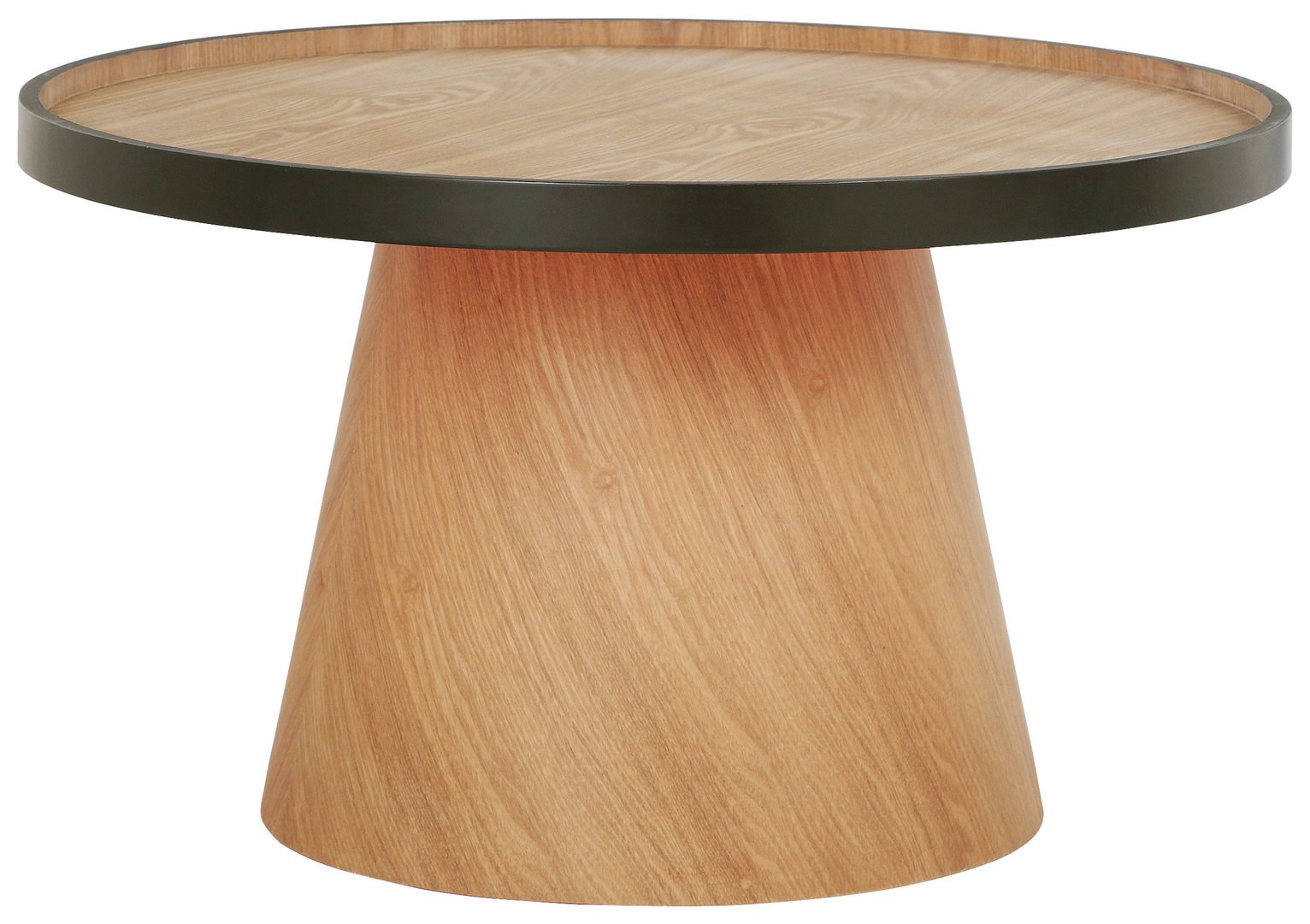Habitat Brodi Wood Veneer Coffee Table - Ash & Black