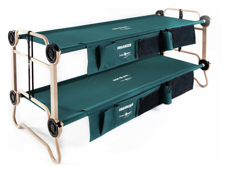 Disc-O-Bed Mobile Bunk Bed With Organisers - Large