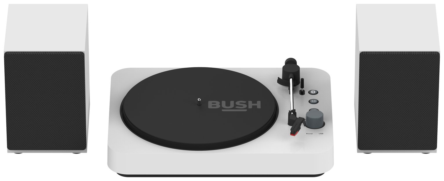 Bush USB Bluetooth Record Player - White