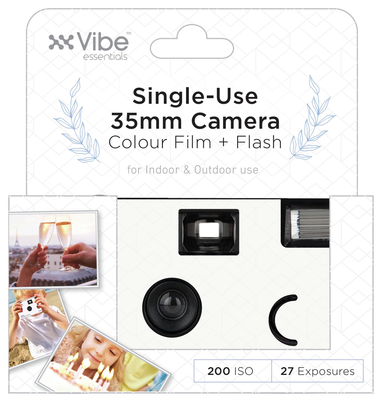 VIBE Single Use Camera – 27 Shots with Flash