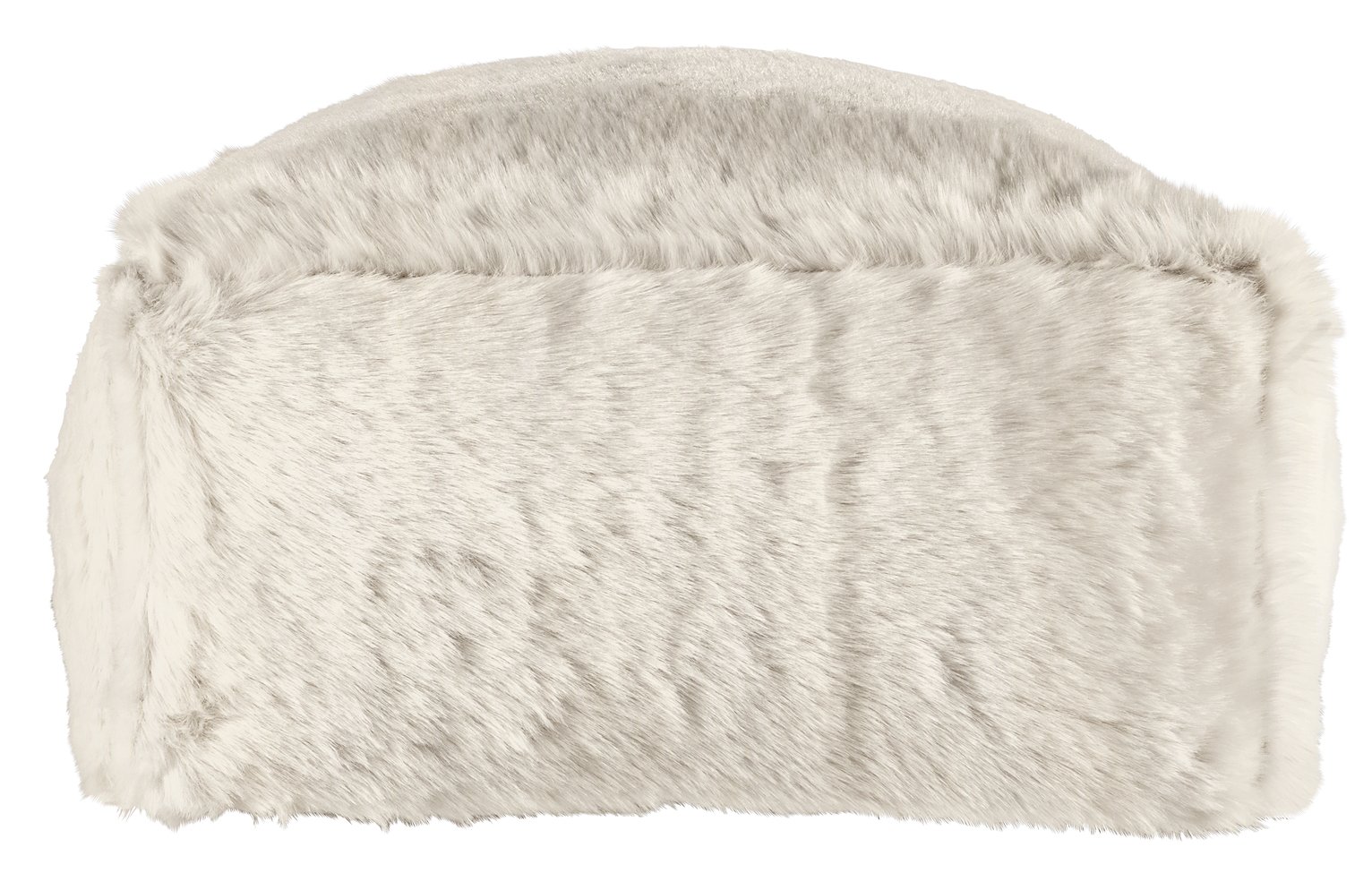 Argos Home Faux Fur Slab Beanbag - Cream