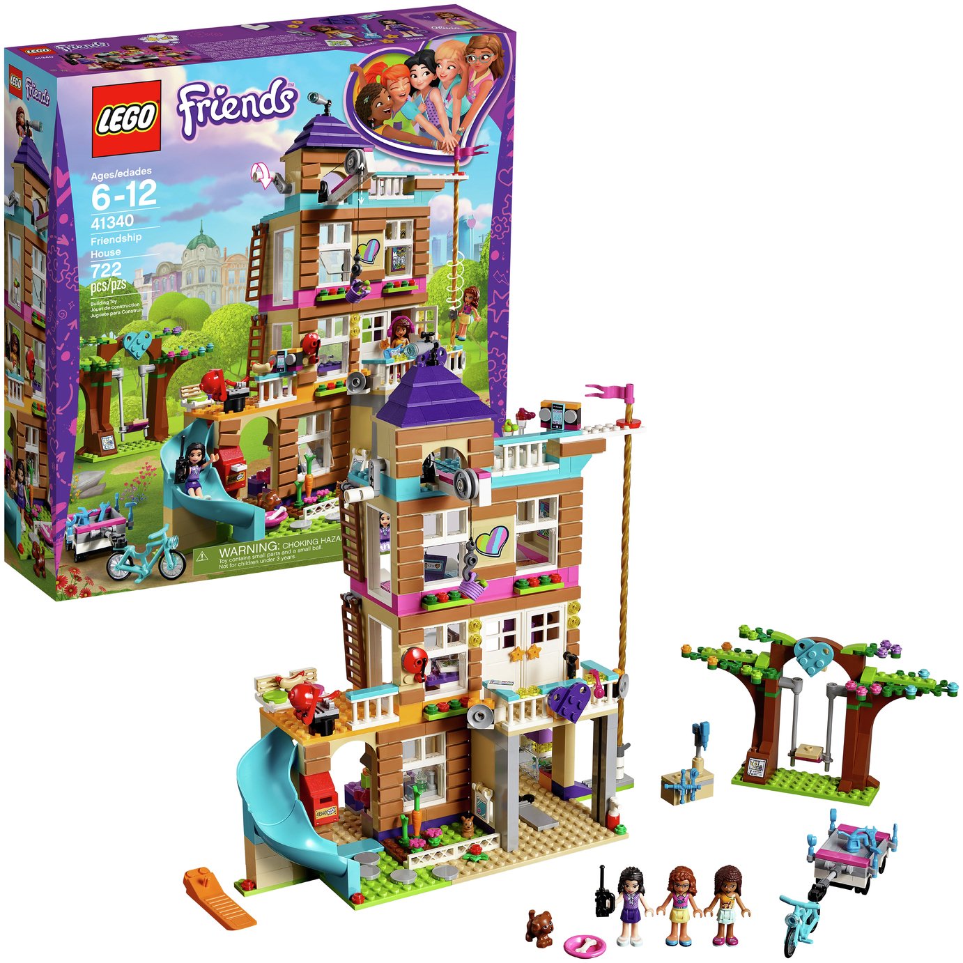 LEGO Friends Heartlake Friendship House Building Set - 41340