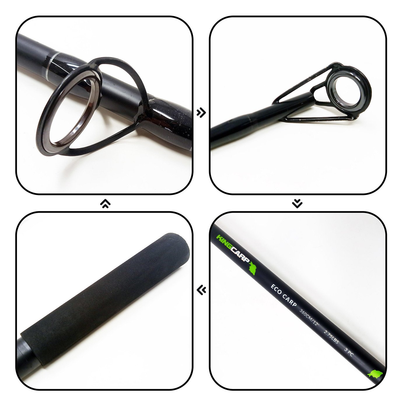 argos carp fishing reels Buy Kingcarp 12ft 2 Rod Carp Fishing Set and Shelter Rods Reels | Fishing  rods and poles