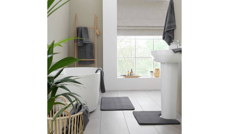 Catherine Lansfield Anti Bacterial Towel Bale - Charcoal