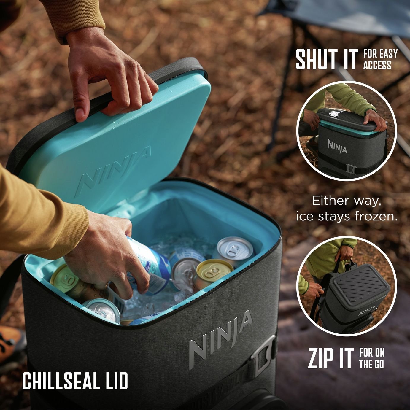 Buy Ninja FrostVault Go Soft Cooler Backpack - 17L / 24-Can | Cool
