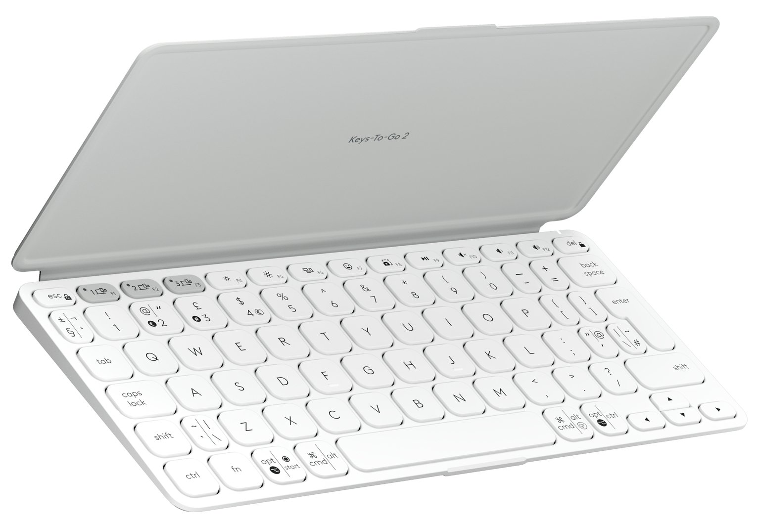Logitech Keys-To-Go 2 Wireless Keyboard - Pale Grey