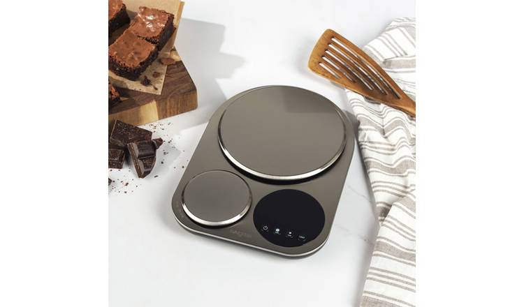 Salter Stainless Steel Dual Digital Kitchen Scale