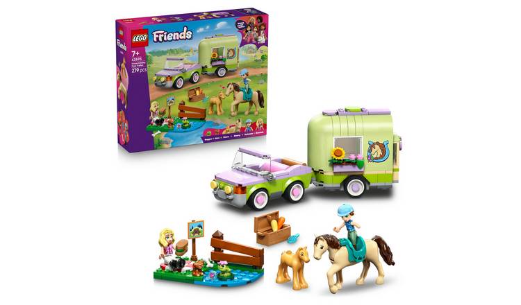 LEGO Friends Horse & Baby Foal Trailer Toy 42695 PREORDER