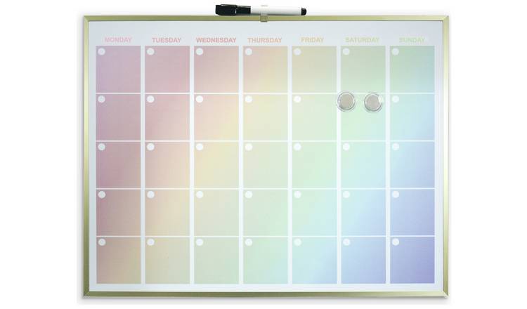 Cathedral Rainbow Magnetic Calendar Board - 43 x 58cm
