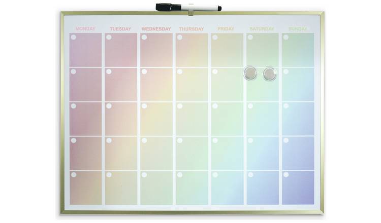 Cathedral Rainbow Magnetic Calendar Board - 43 x 58cm