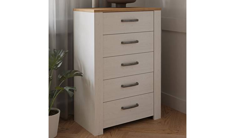 Furniture To Go Bohol 5 Drawers Chest - White