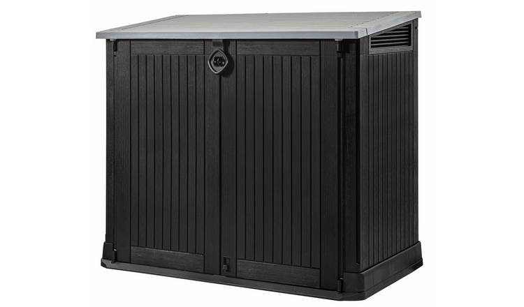 Keter 880L Store It Out Midi Garden Storage - Dark Grey