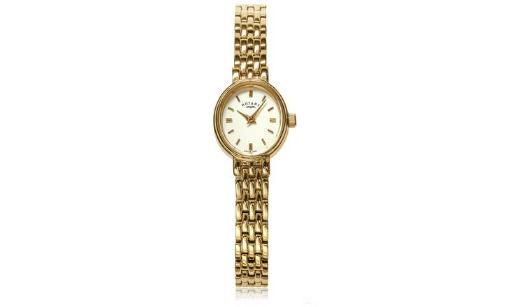 Rotary Ladies Gold Coloured Stainless Steel Bracelet Watch