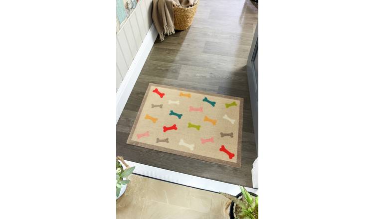 Howler & Scratch Multi Bones Doormat - 50X75cm