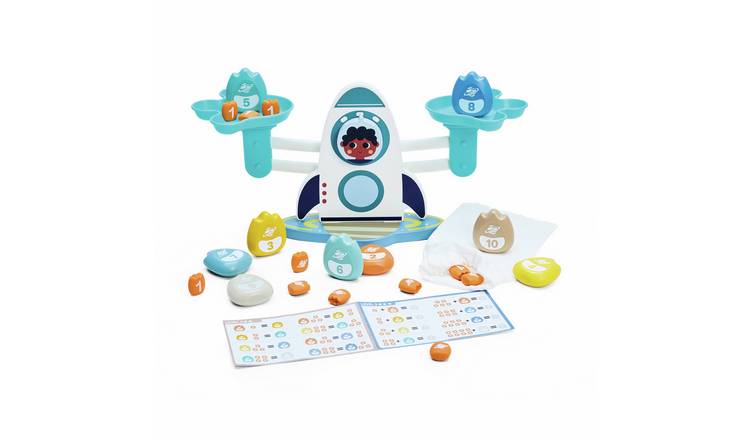 Chad Valley Rocket Shaped Monster Math Scale Playset