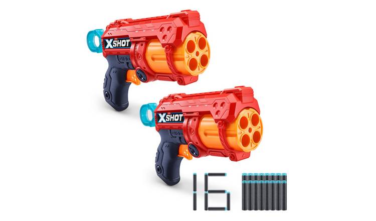 Zuru XSHOT Excel Double Fury 4 Blaster Combo Pack 