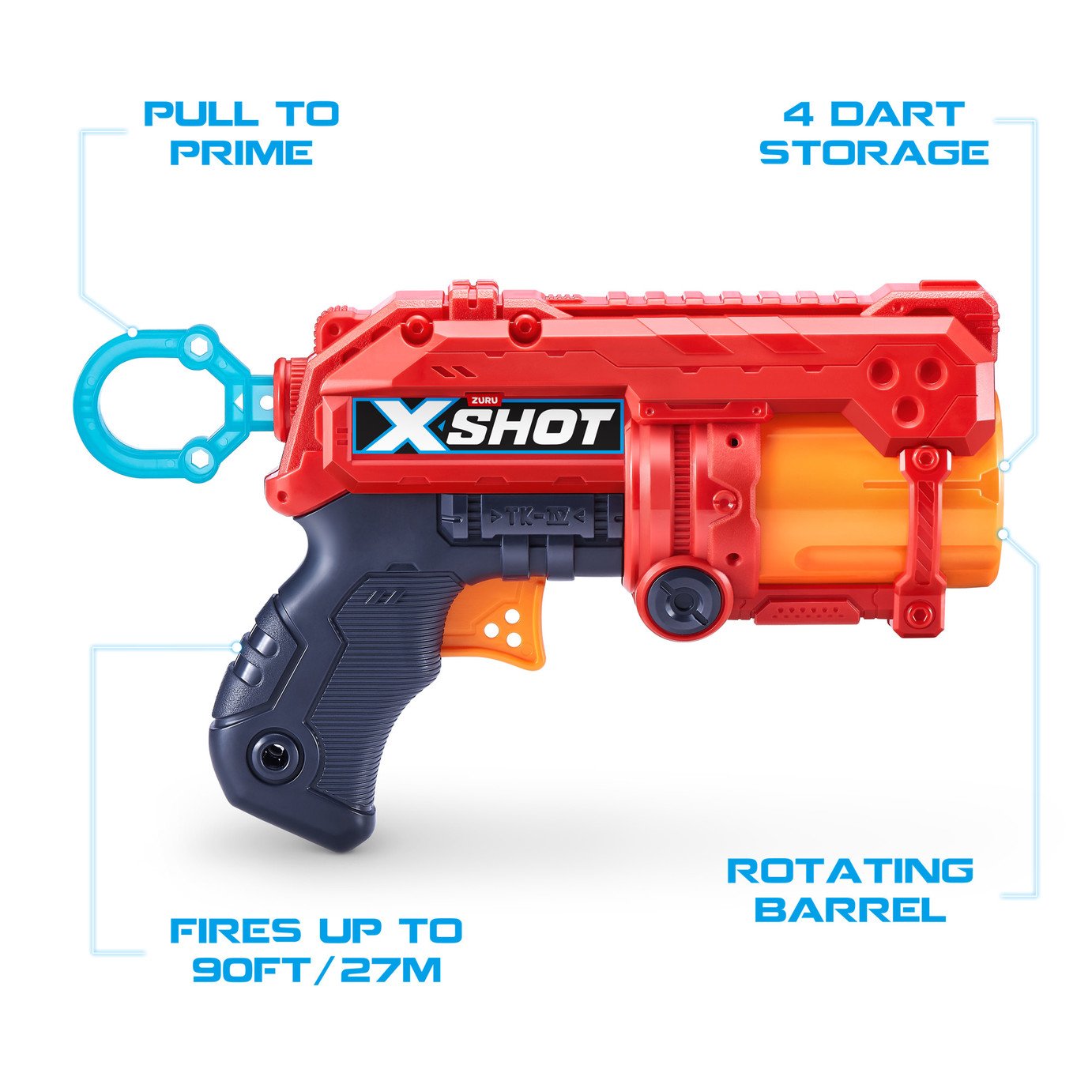 Buy Zuru XSHOT Excel Double Fury 4 Blaster Combo Pack | 2 for 15
