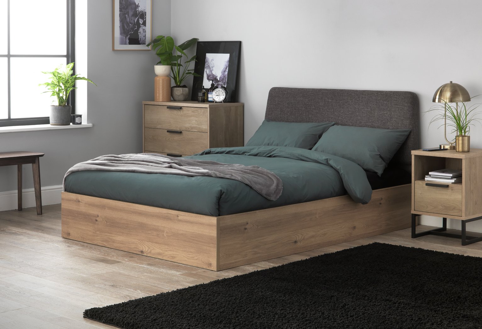 Argos Home Loft Living Ottoman Double Bed Frame Review