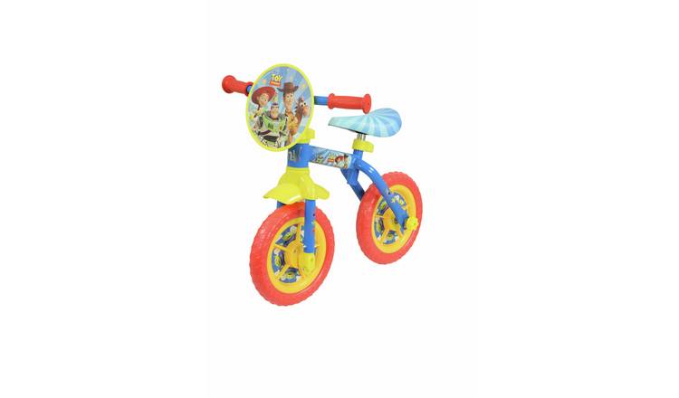 Disney Toy Story 10in Wheel Size Kids 2 in 1 Training Bike