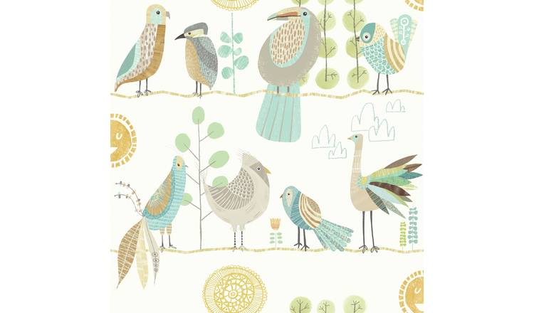 Ohpopsi Feather Fandango Popcorn Wallpaper