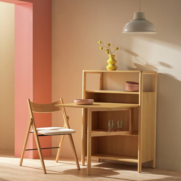 Habitat Zepher Sideboard Folding Table - Natural 0